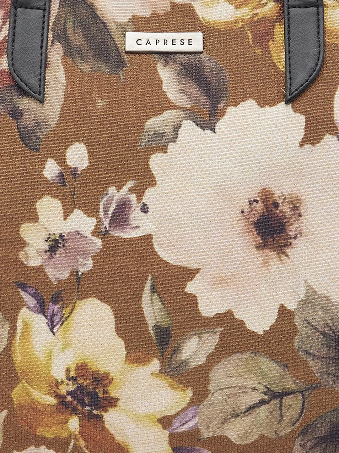 Caprese Poppy Medium Printed OliveTote Bag - Image 8