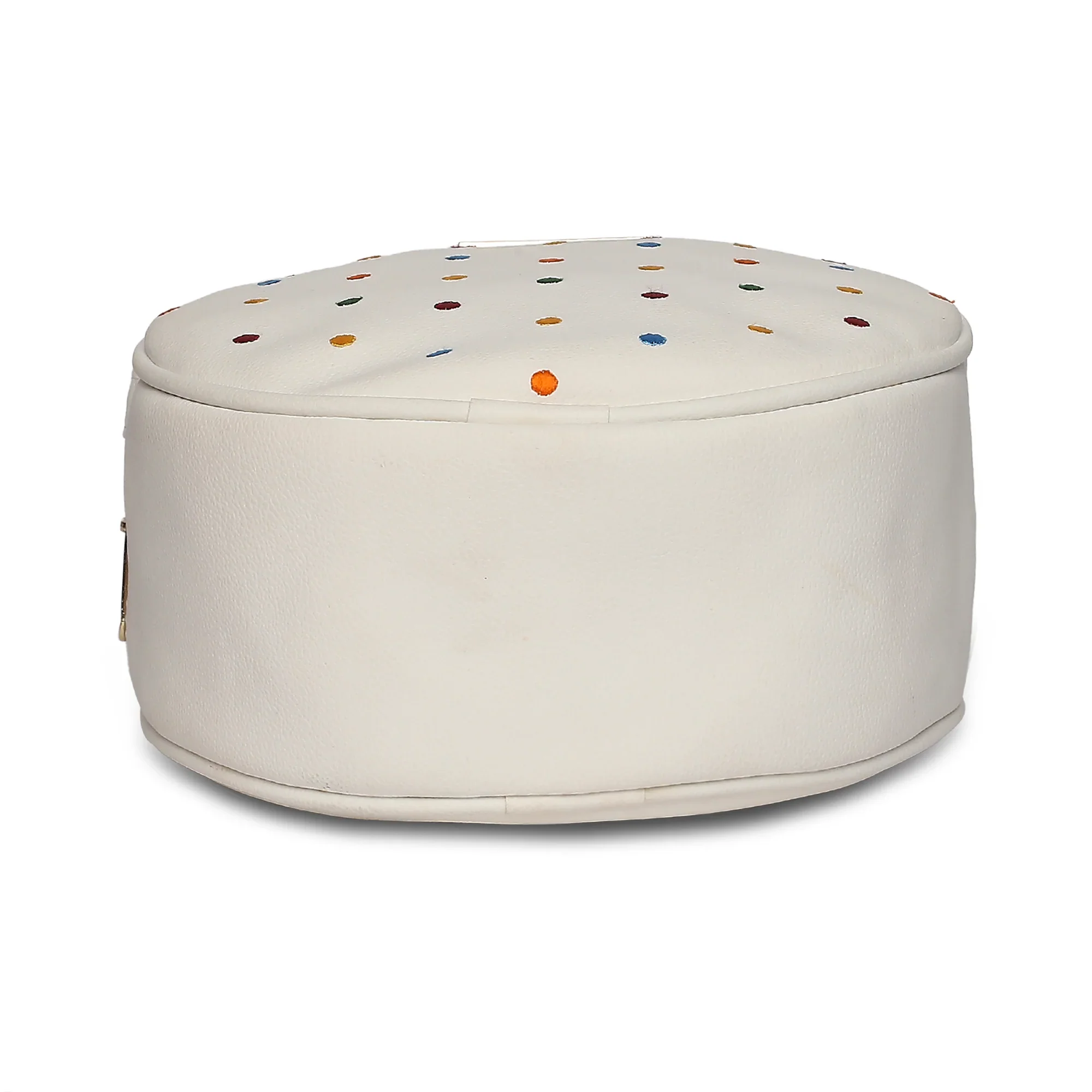 Caprese Popsicle Medium Cream Roundbody Sling Bag - Image 8