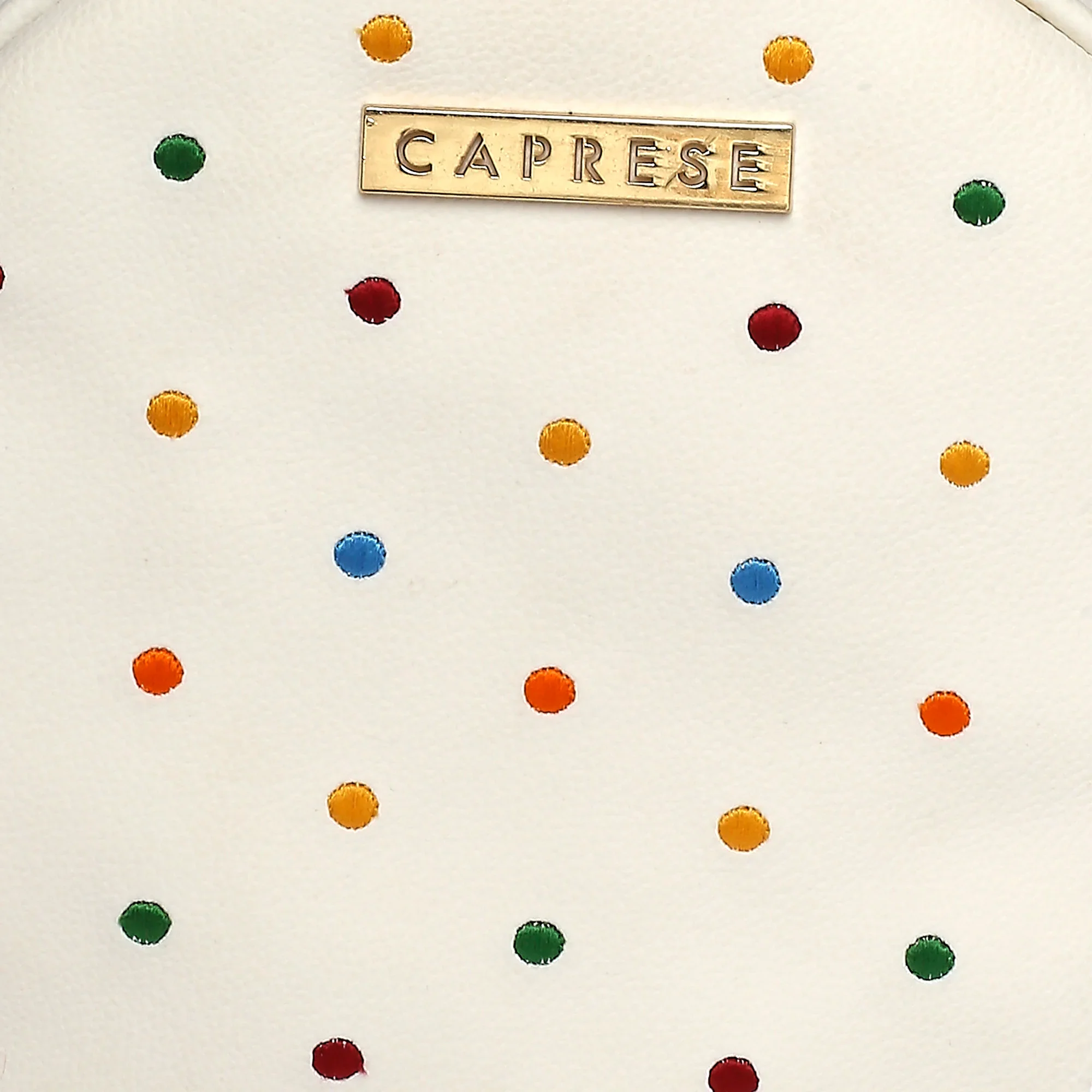 Caprese Popsicle Medium Cream Roundbody Sling Bag - Image 9