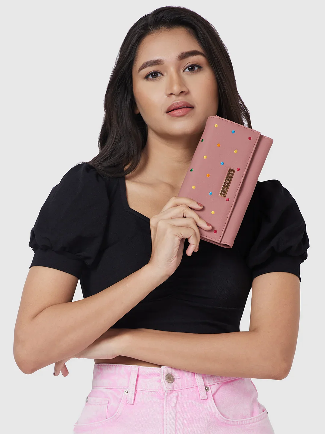 Caprese Popsicle Small Dusty Rose Wallet - Image 6