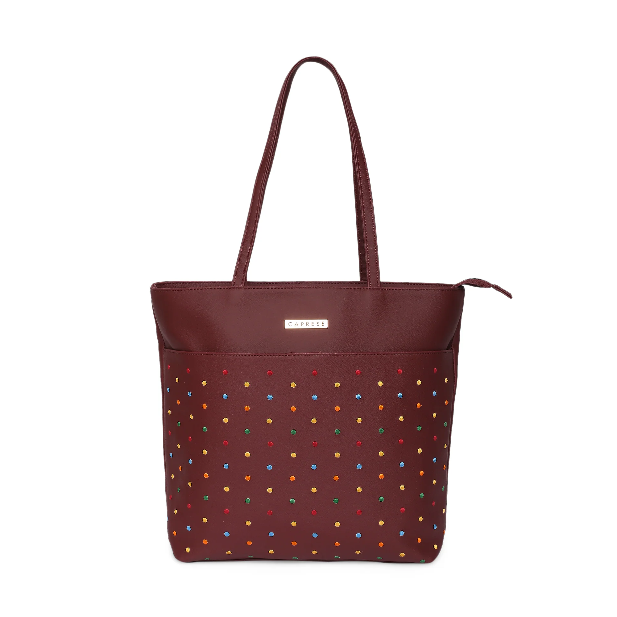 Caprese Popsicle Large Maroon Tote Bag