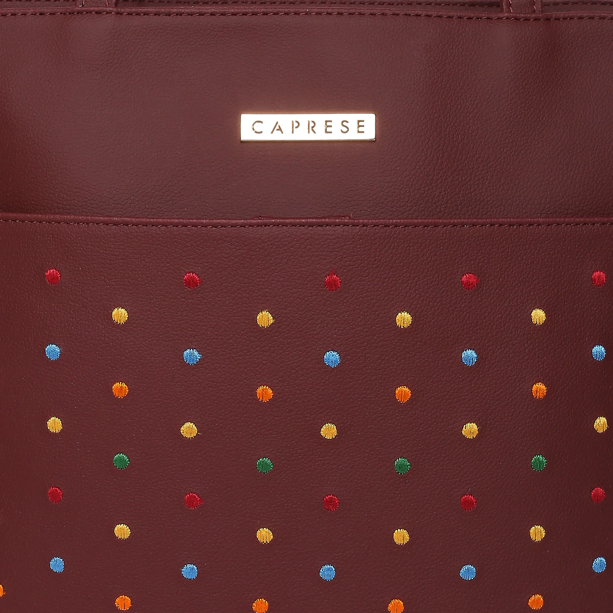 Caprese Popsicle Large Maroon Tote Bag - Image 11