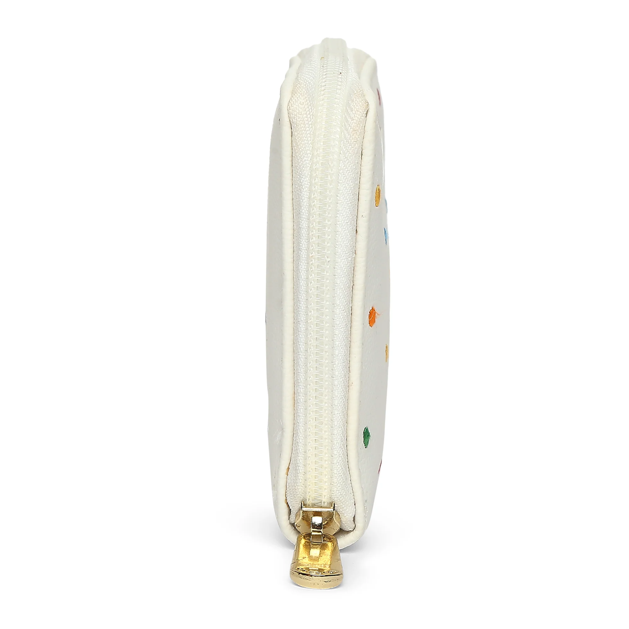 Caprese Popsicle Small Cream Zip Around Wallet - Image 7