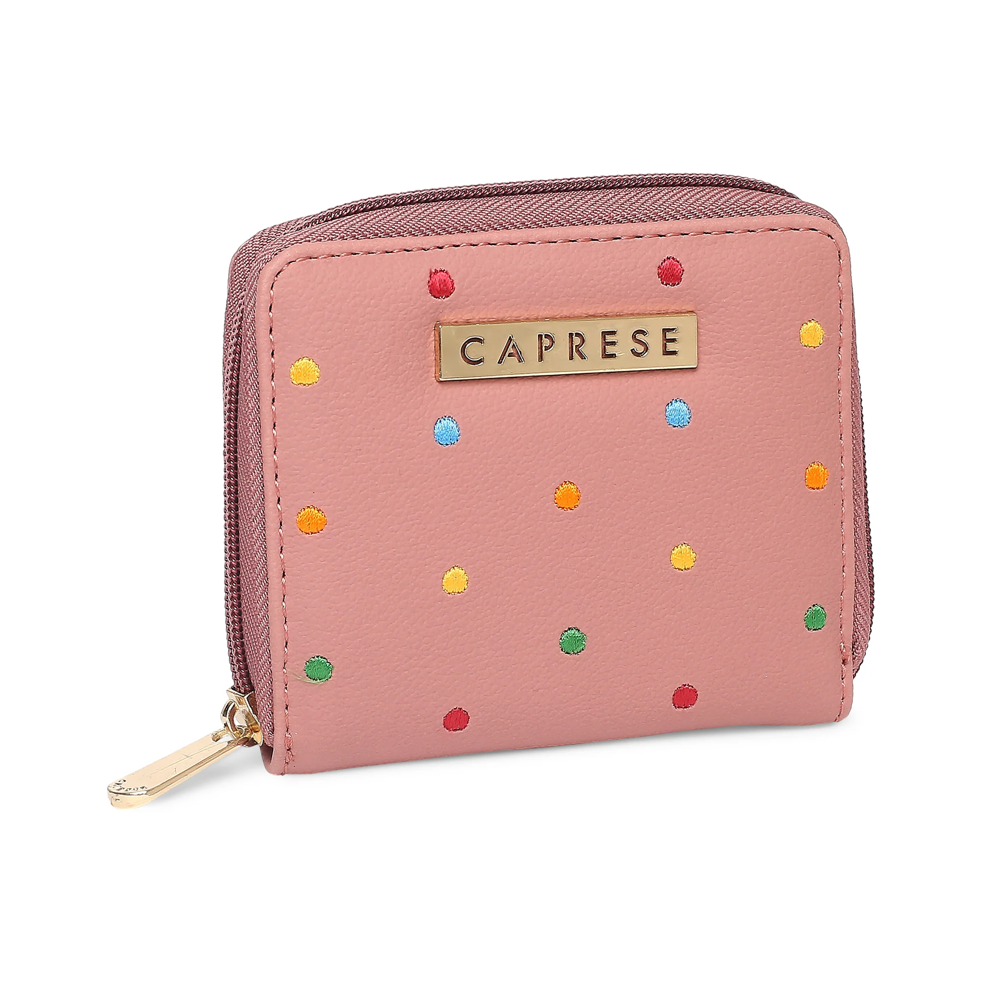 Caprese Popsicle Small Dusty Rose Zip Around Wallet - Image 5