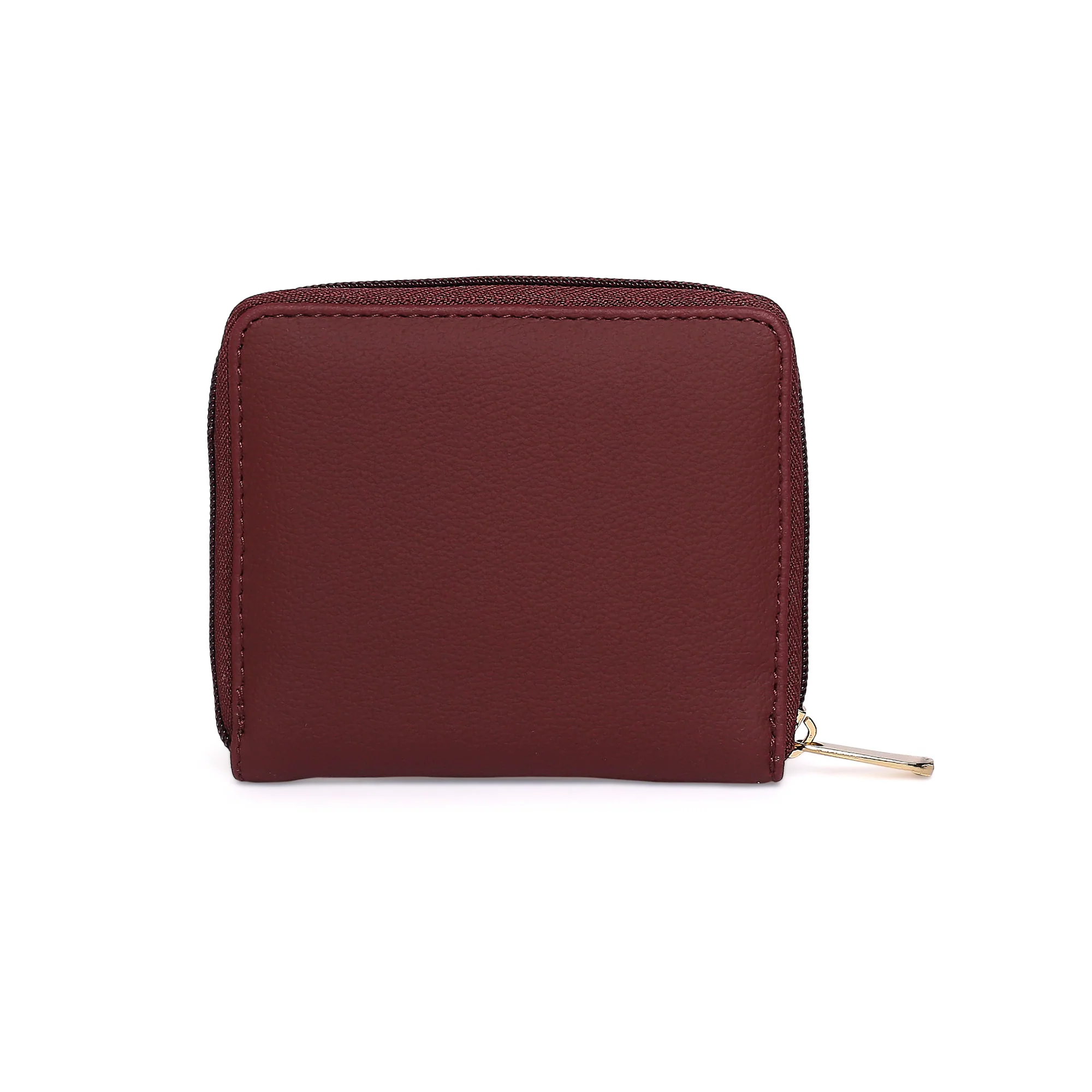 Caprese Popsicle Small Maroon Zip Around Wallet - Image 3
