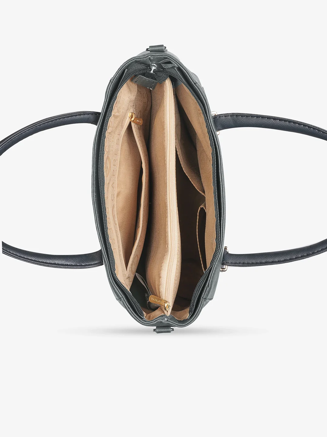Caprese Porsche Medium Charcoal Tote Bag - Image 6