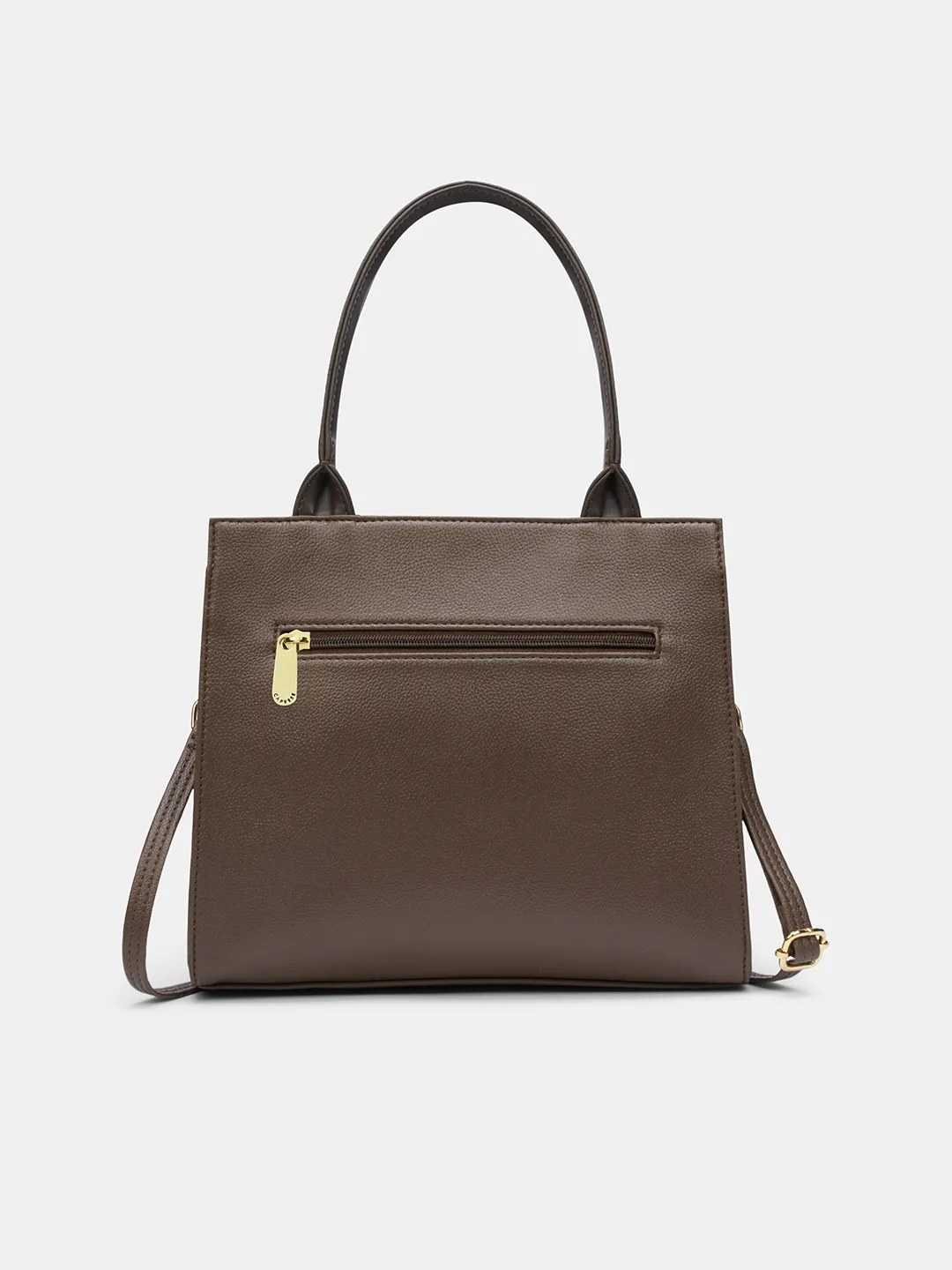 Caprese  Primea Medium Chocolate Brown Tote Bag - Image 5