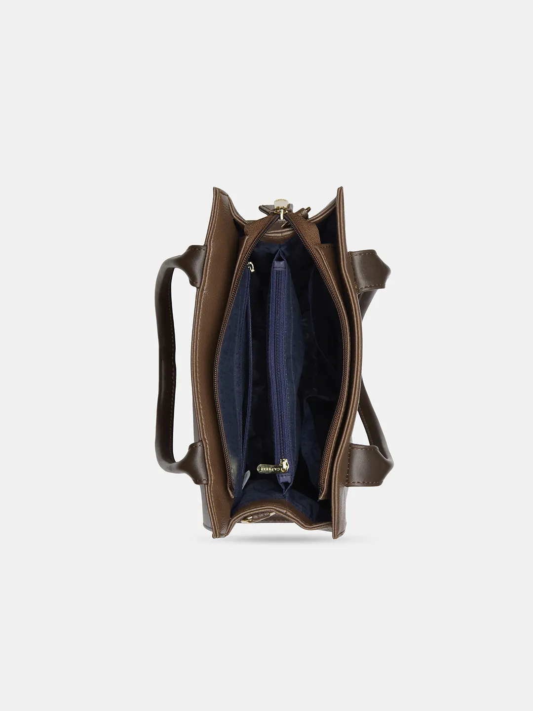 Caprese  Primea Medium Chocolate Brown Tote Bag - Image 7