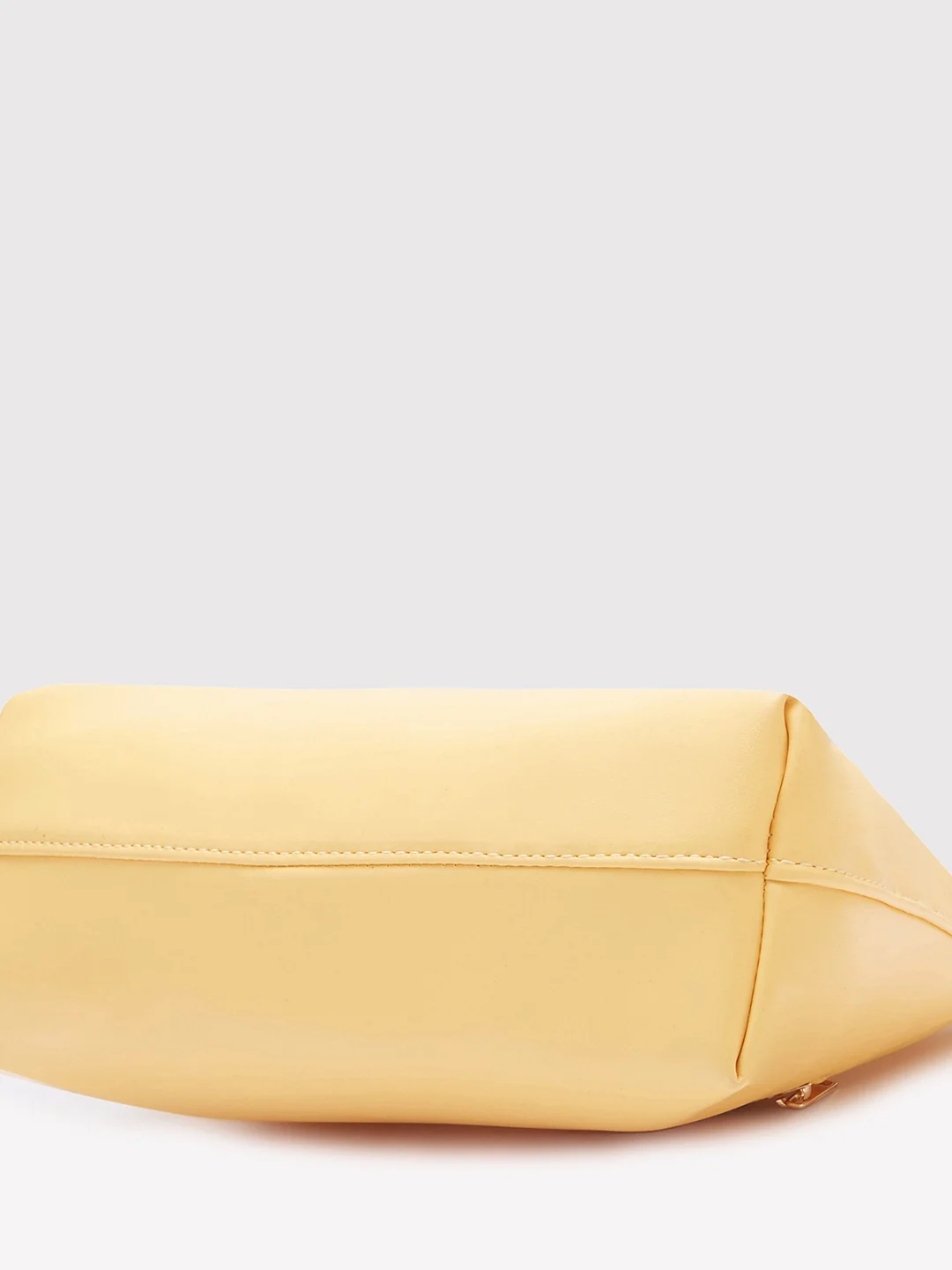 Caprese Pyxis Small Yellow Satchel Bag - Image 6