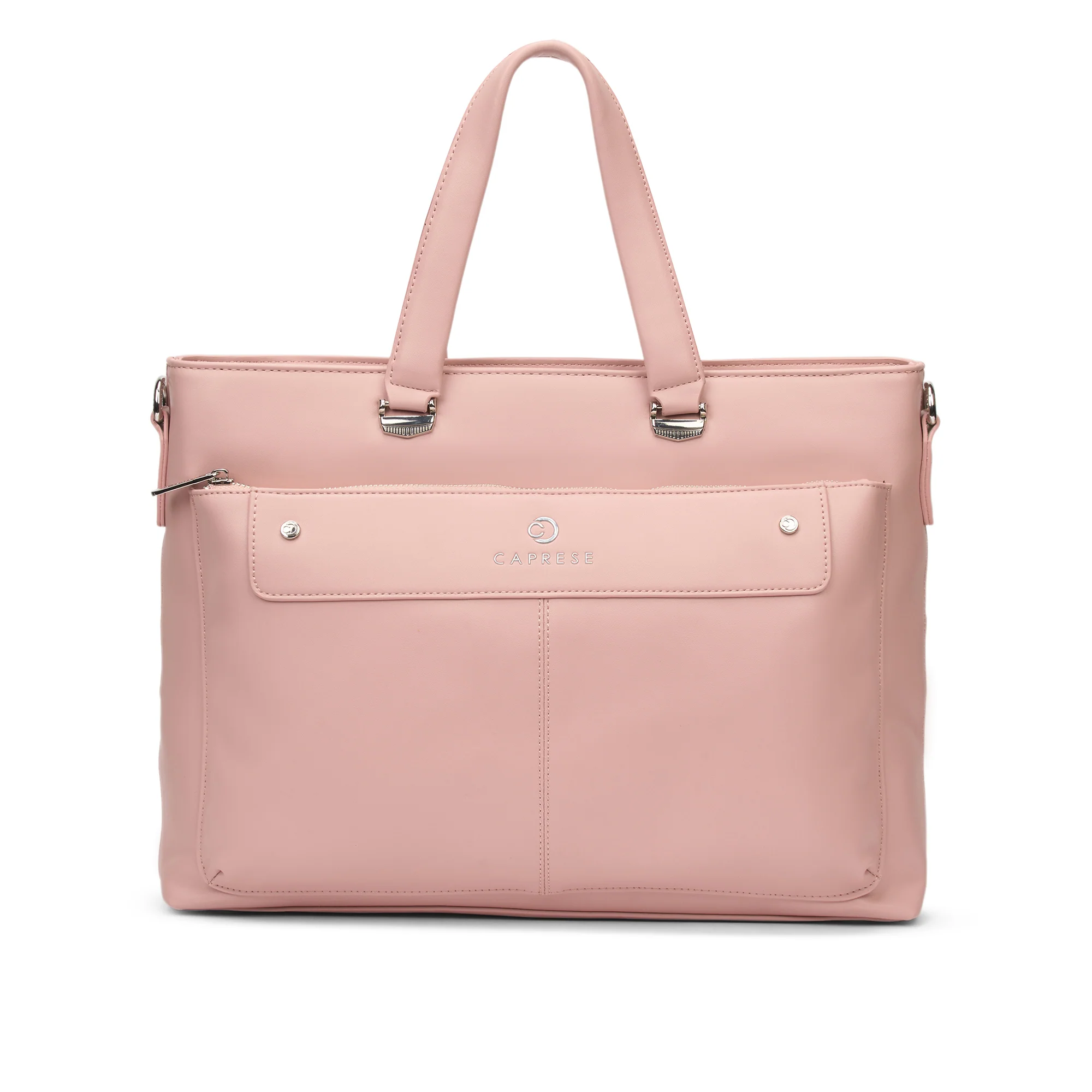 Caprese  Quinn Large Pink Sorbet Laptop Bag