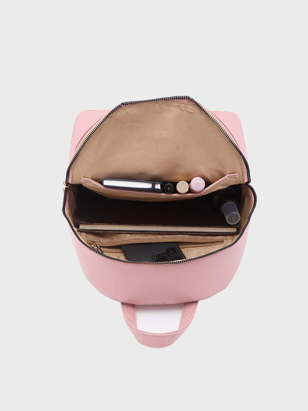Caprese Rabina Medium Pink Backpack - Image 10