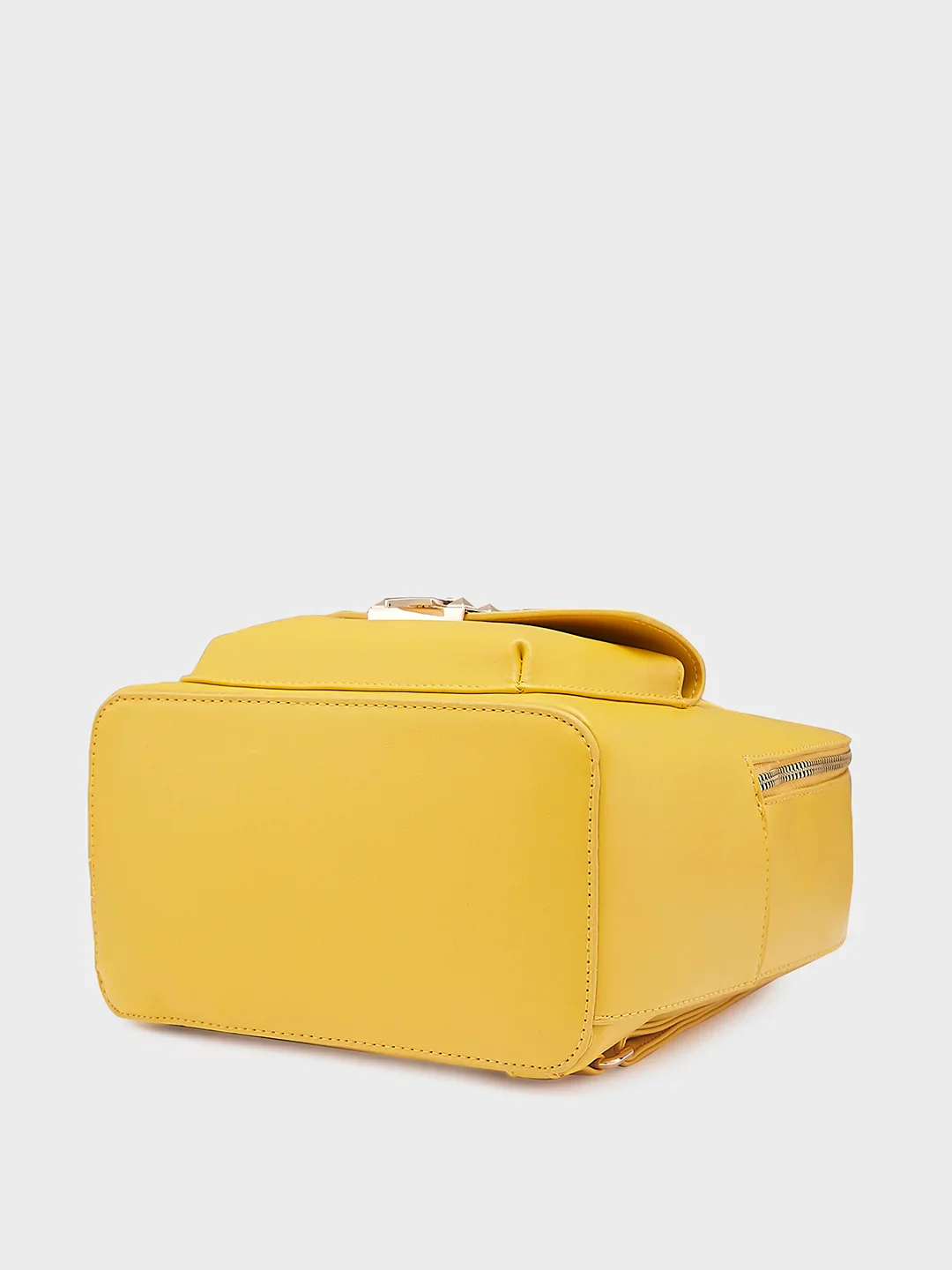 Caprese Rabina Medium Yellow Backpack - Image 5