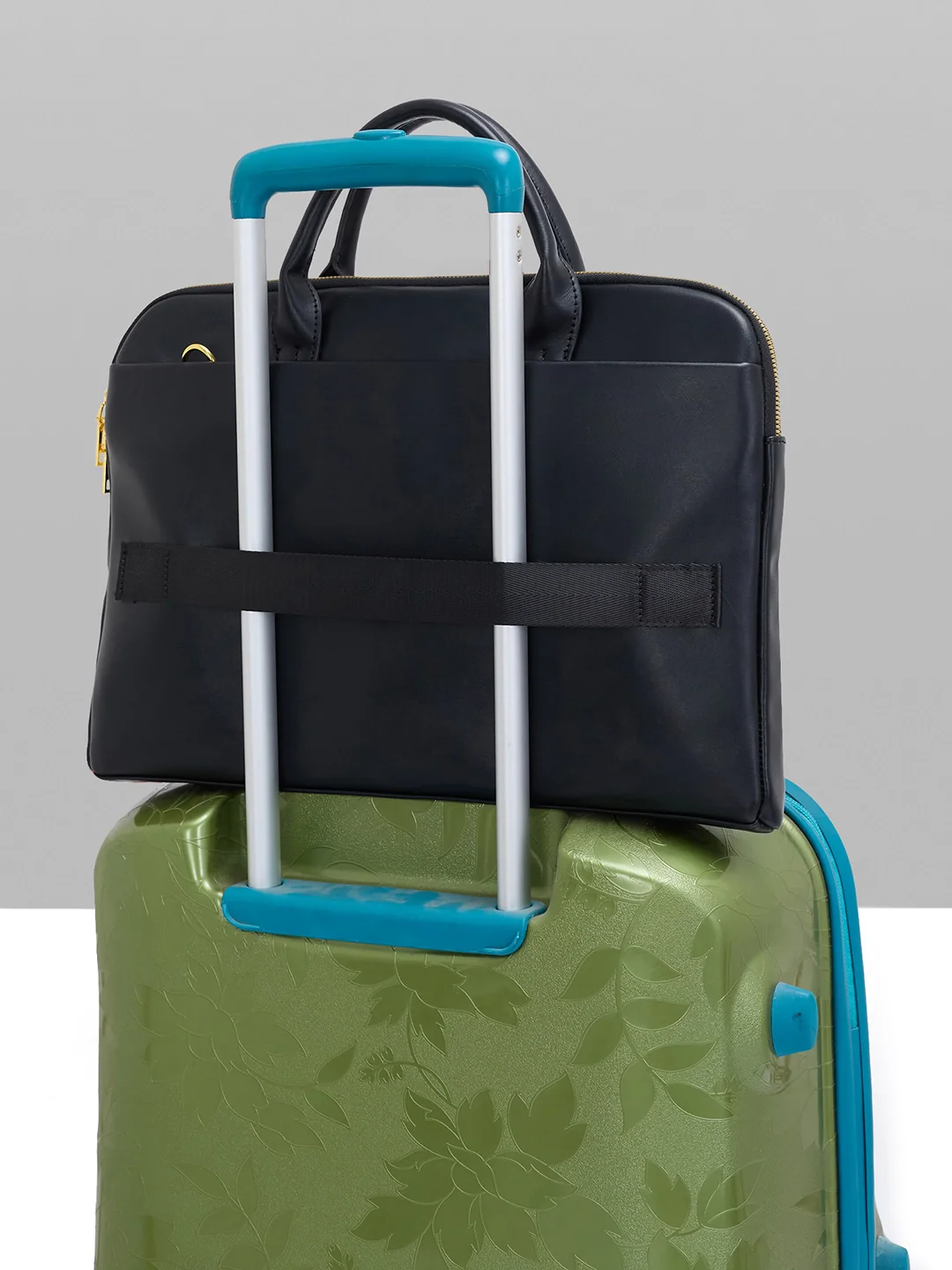 Caprese Rain Large Black Laptop Bag Bag - Image 18