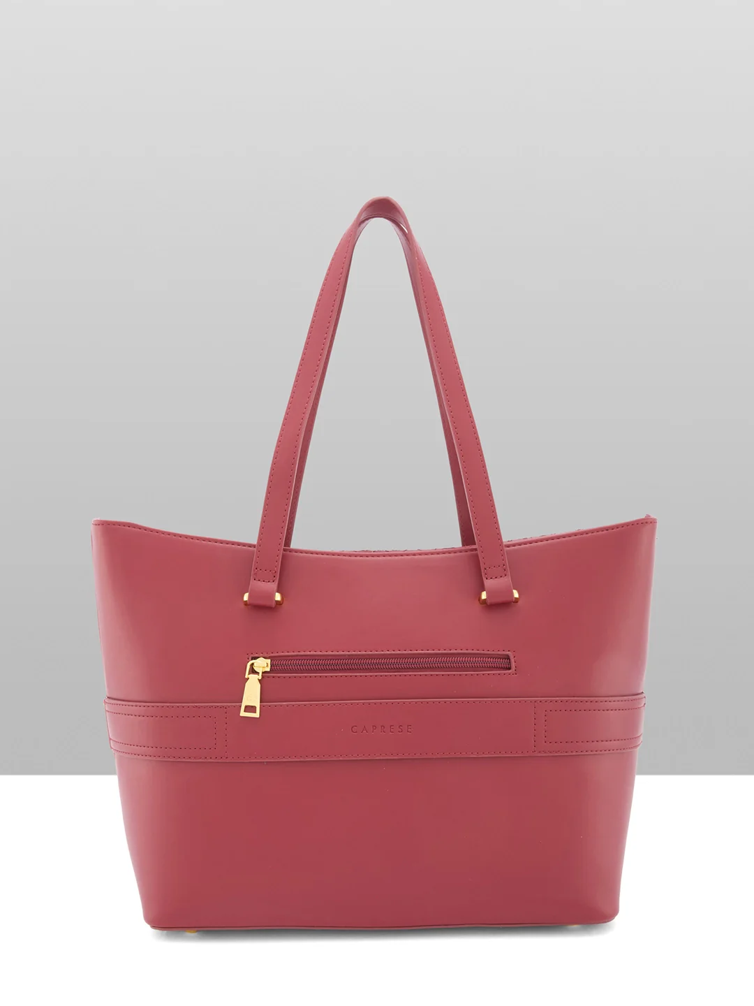 Caprese Rain Large Cherry Lacquer Tote Bag - Image 10