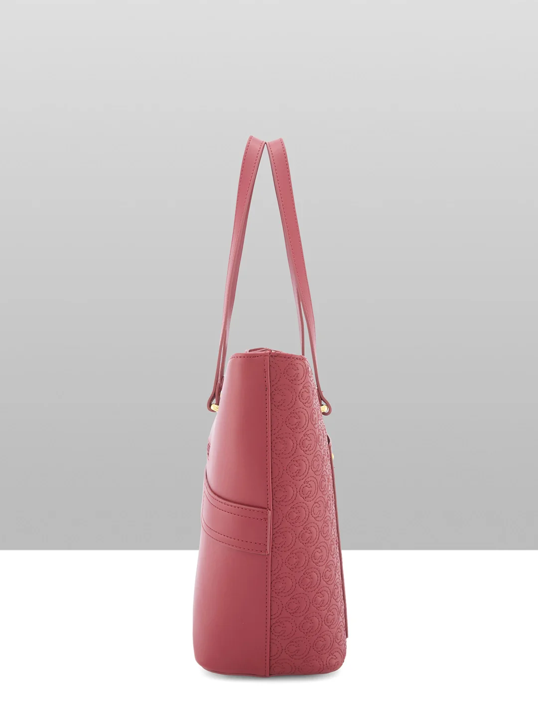 Caprese Rain Large Cherry Lacquer Tote Bag - Image 12