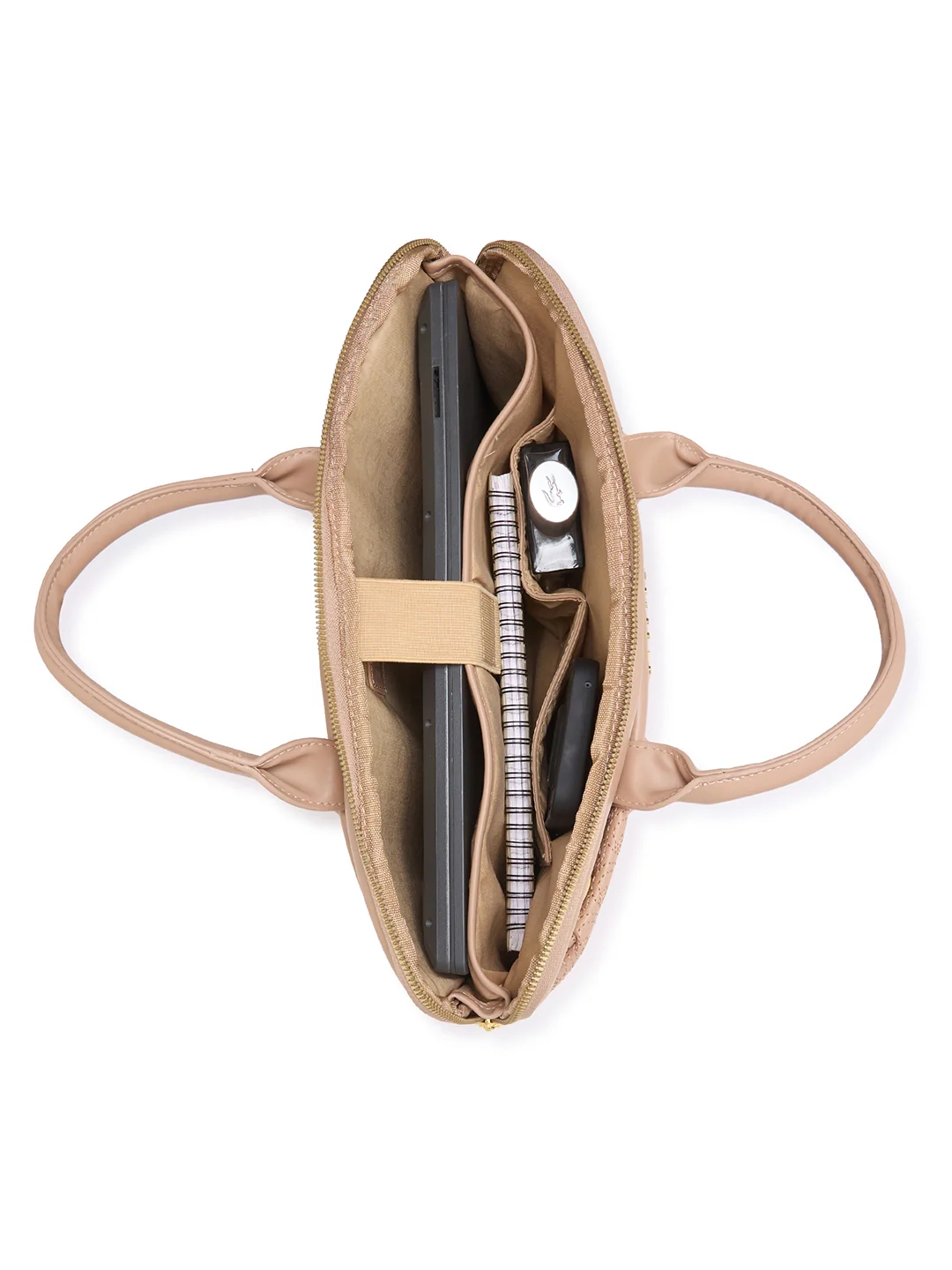 Caprese Rain Large Mocha Mousse Laptop Bag Bag - Image 16