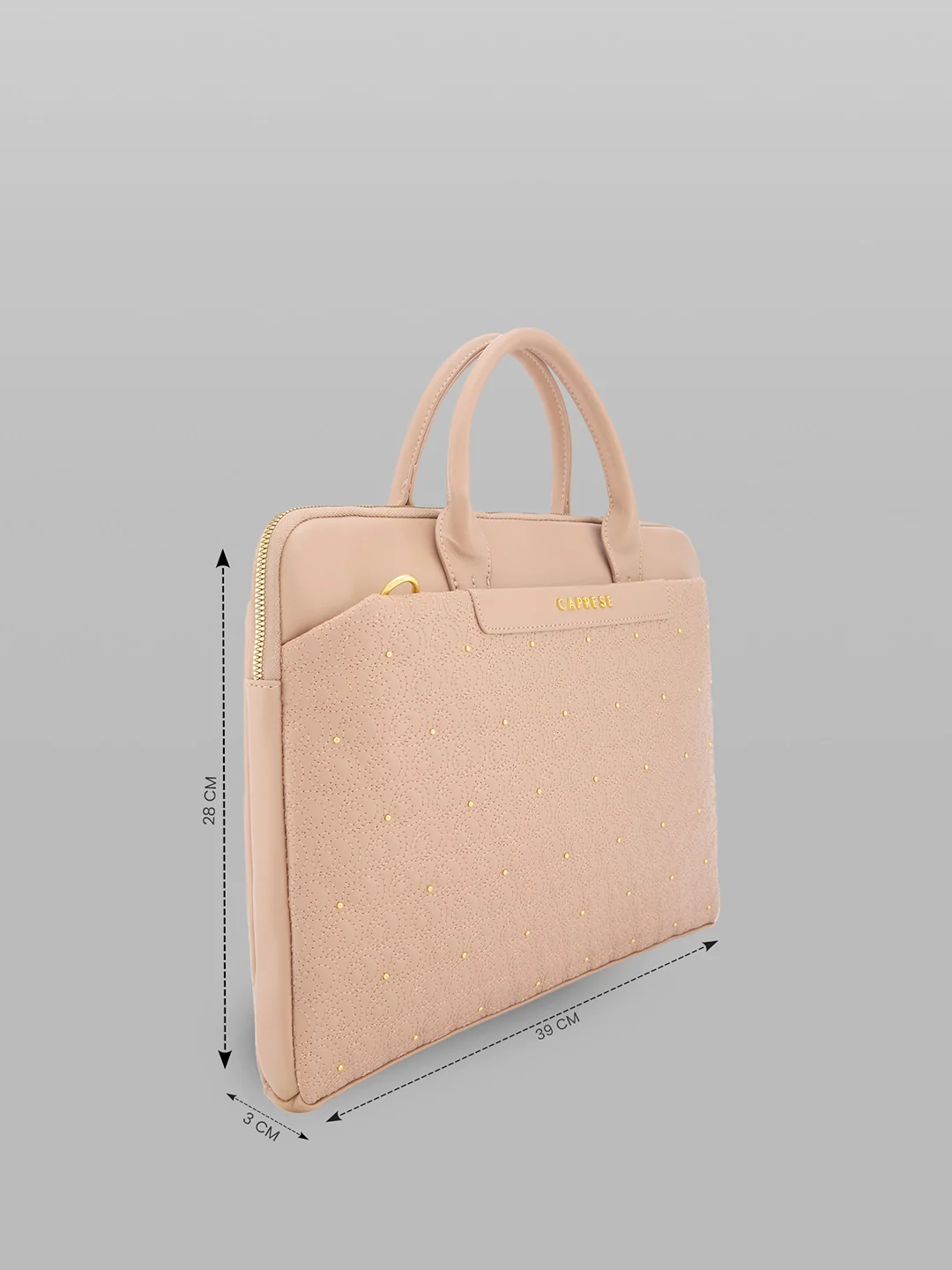 Caprese Rain Large Mocha Mousse Laptop Bag Bag - Image 5
