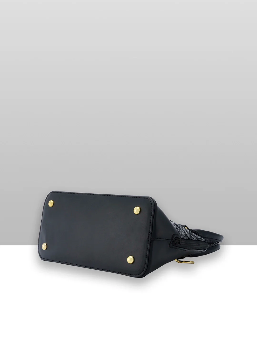 Caprese Rain Small Black Satchel Bag - Image 14