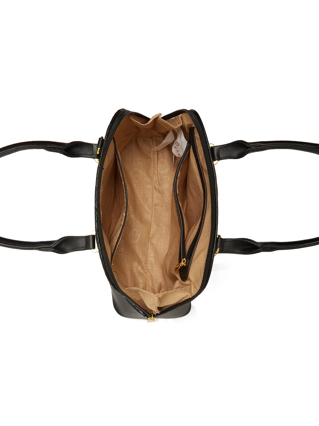 Caprese Rain Small Black Satchel Bag - Image 15