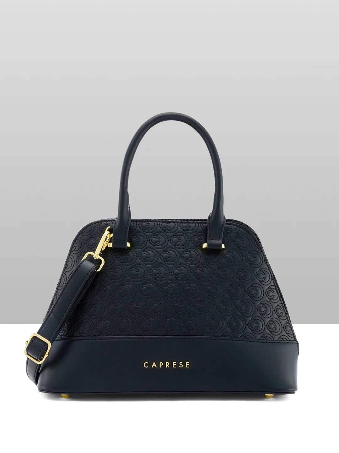 Caprese Rain Small Black Satchel Bag - Image 3