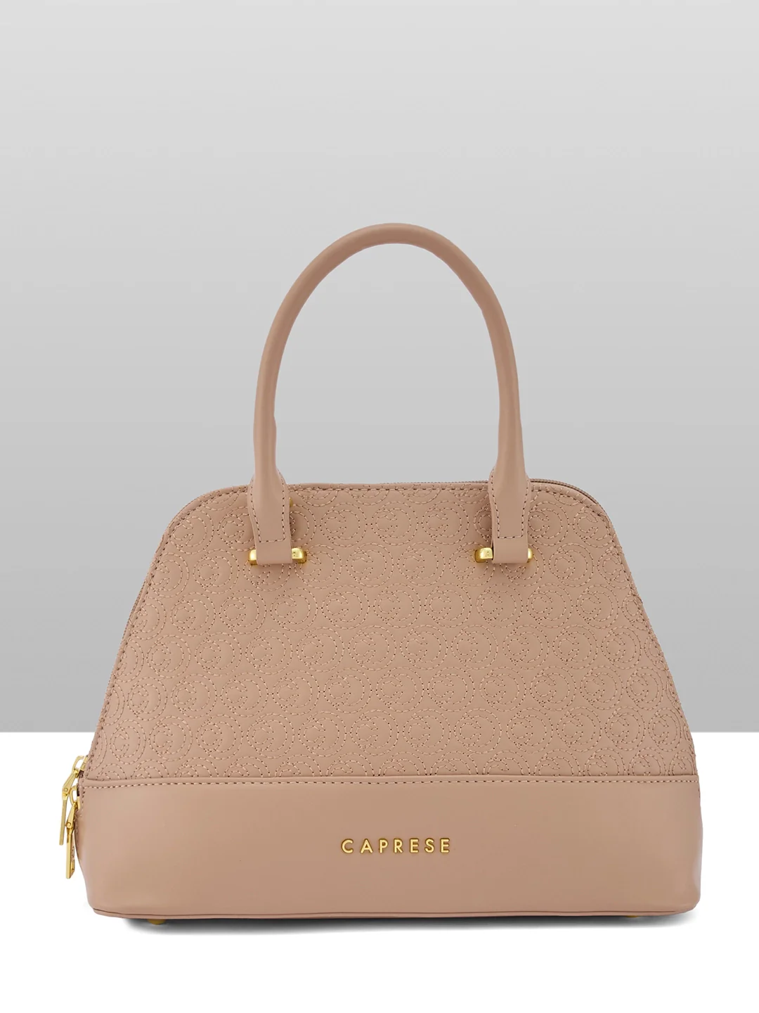 Caprese Rain Small Mocha Mousse Satchel Bag