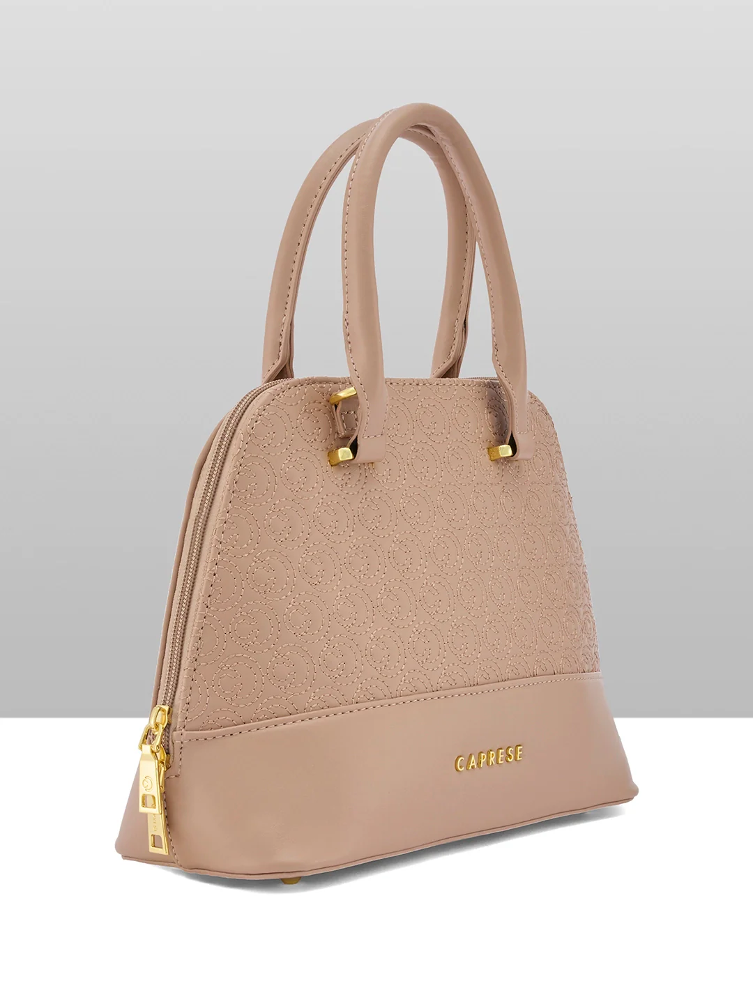 Caprese Rain Small Mocha Mousse Satchel Bag - Image 12