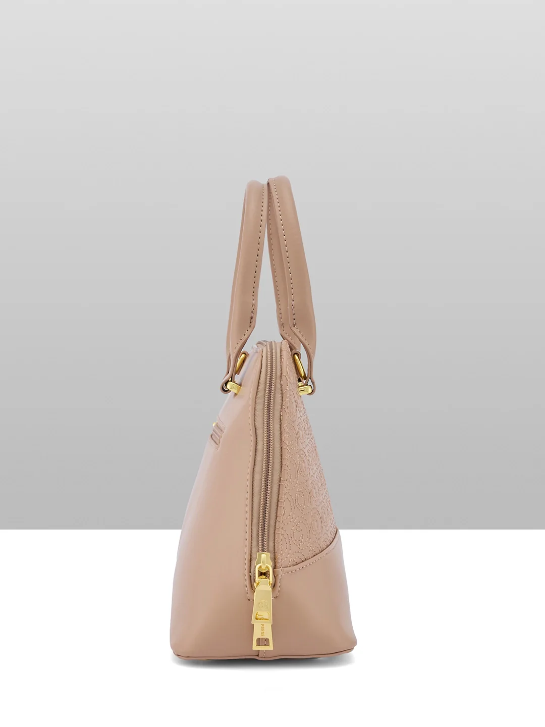 Caprese Rain Small Mocha Mousse Satchel Bag - Image 13