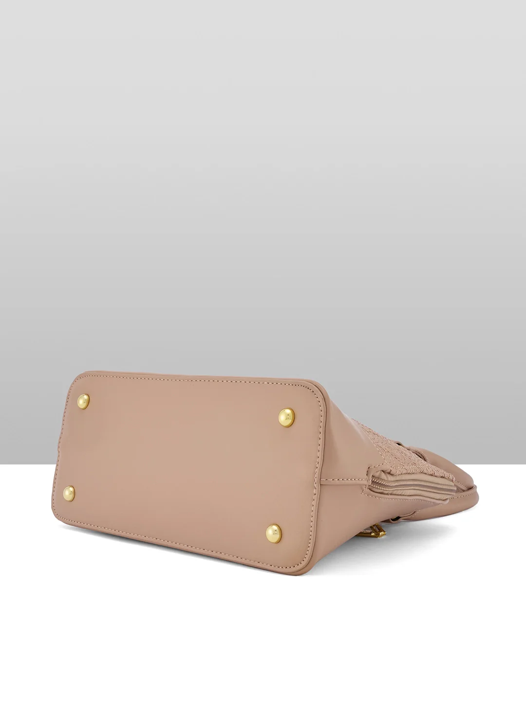 Caprese Rain Small Mocha Mousse Satchel Bag - Image 14