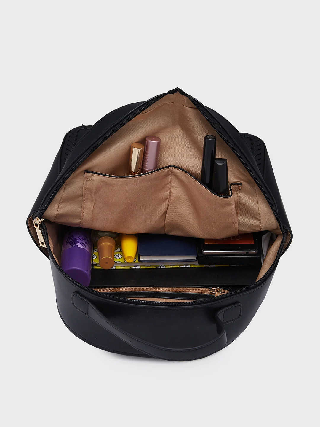 Caprese Ramani Small Black Backpack - Image 8