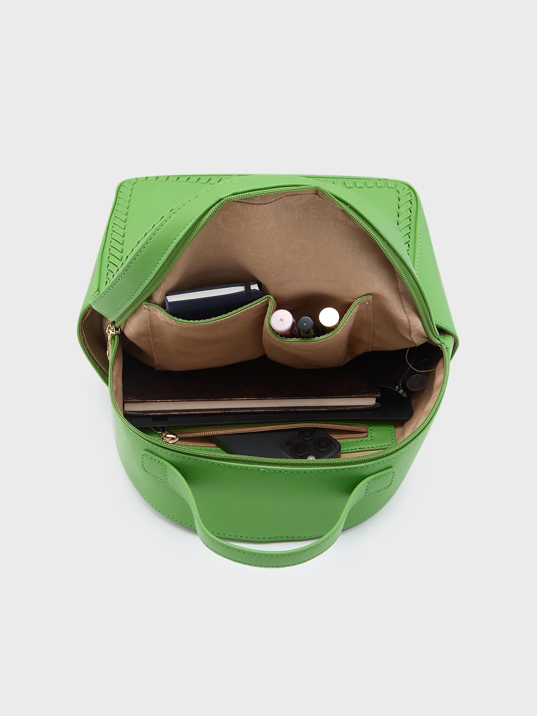 Caprese Ramani Small Green Backpack - Image 8