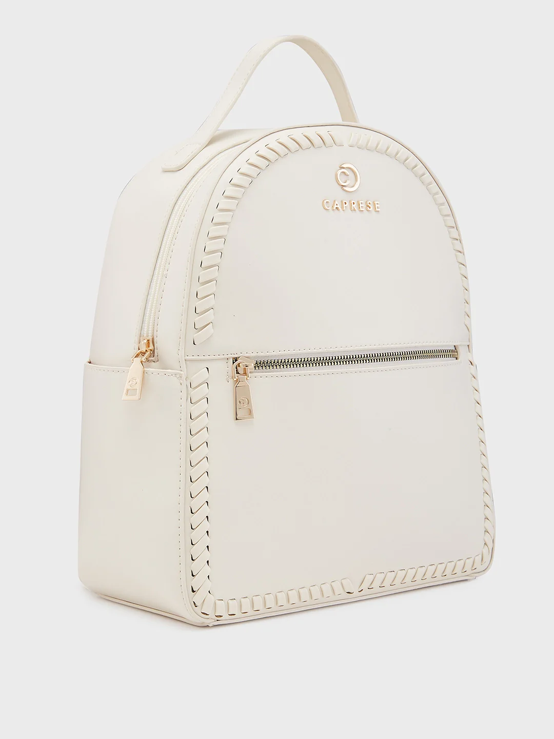 Caprese Ramani Small White Backpack - Image 4