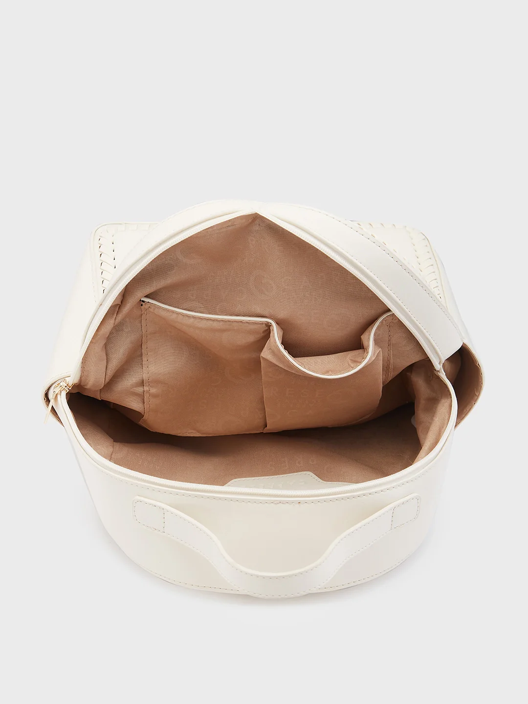 Caprese Ramani Small White Backpack - Image 9