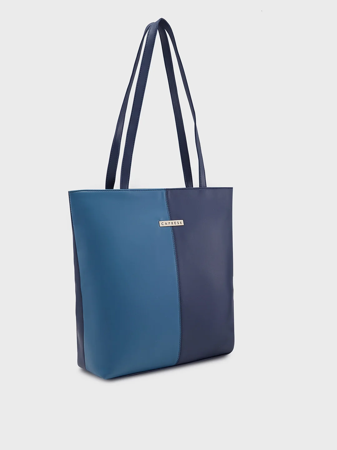 Caprese Rayn Large Blue & Navy Tote Bag - Image 5