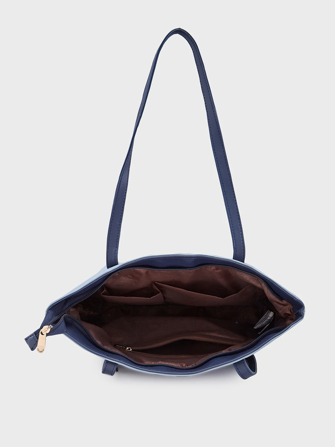 Caprese Rayn Medium Blue & Navy Tote Bag - Image 10