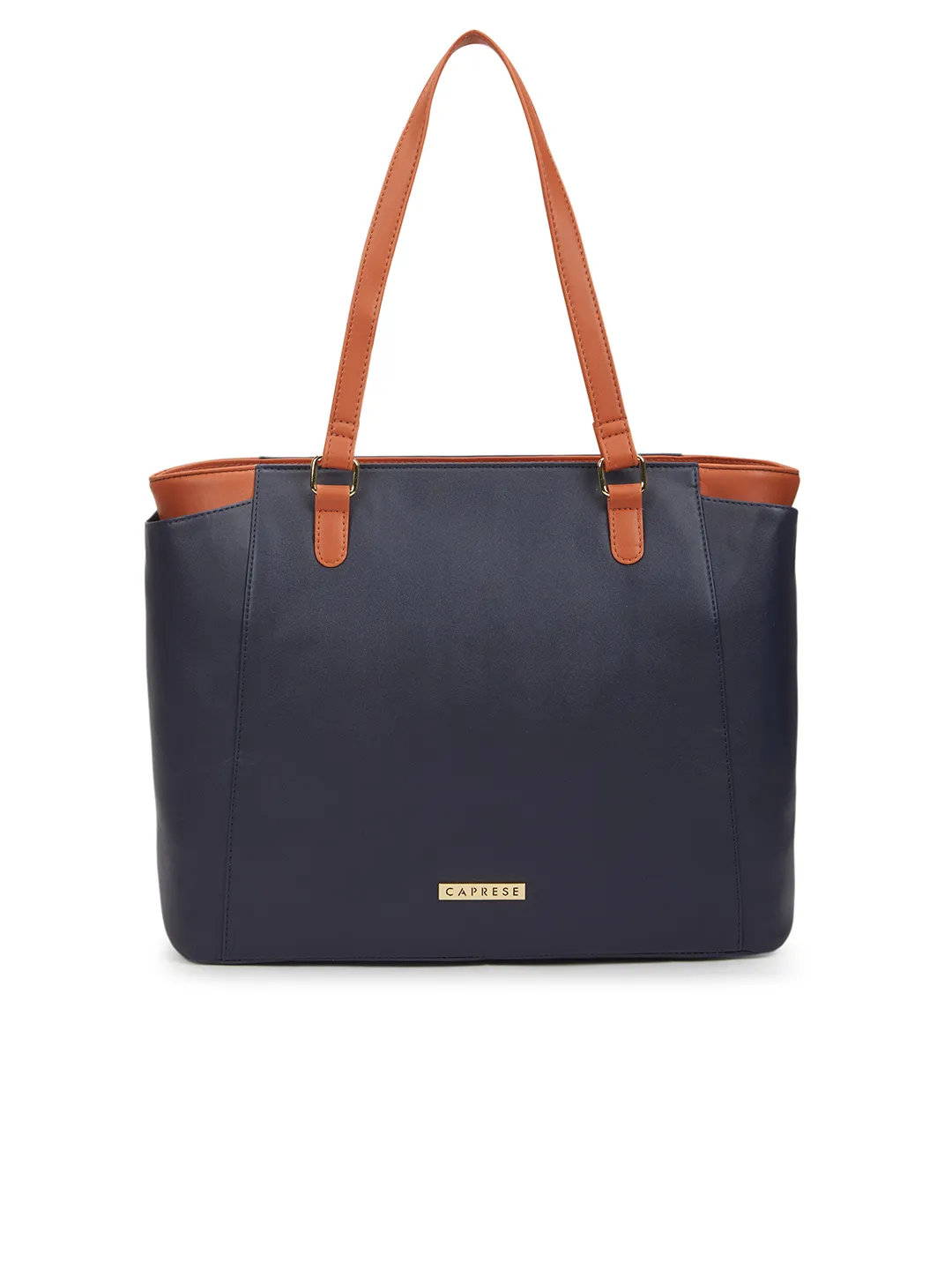 Caprese  Regina Large Navy Blue Tote Bag