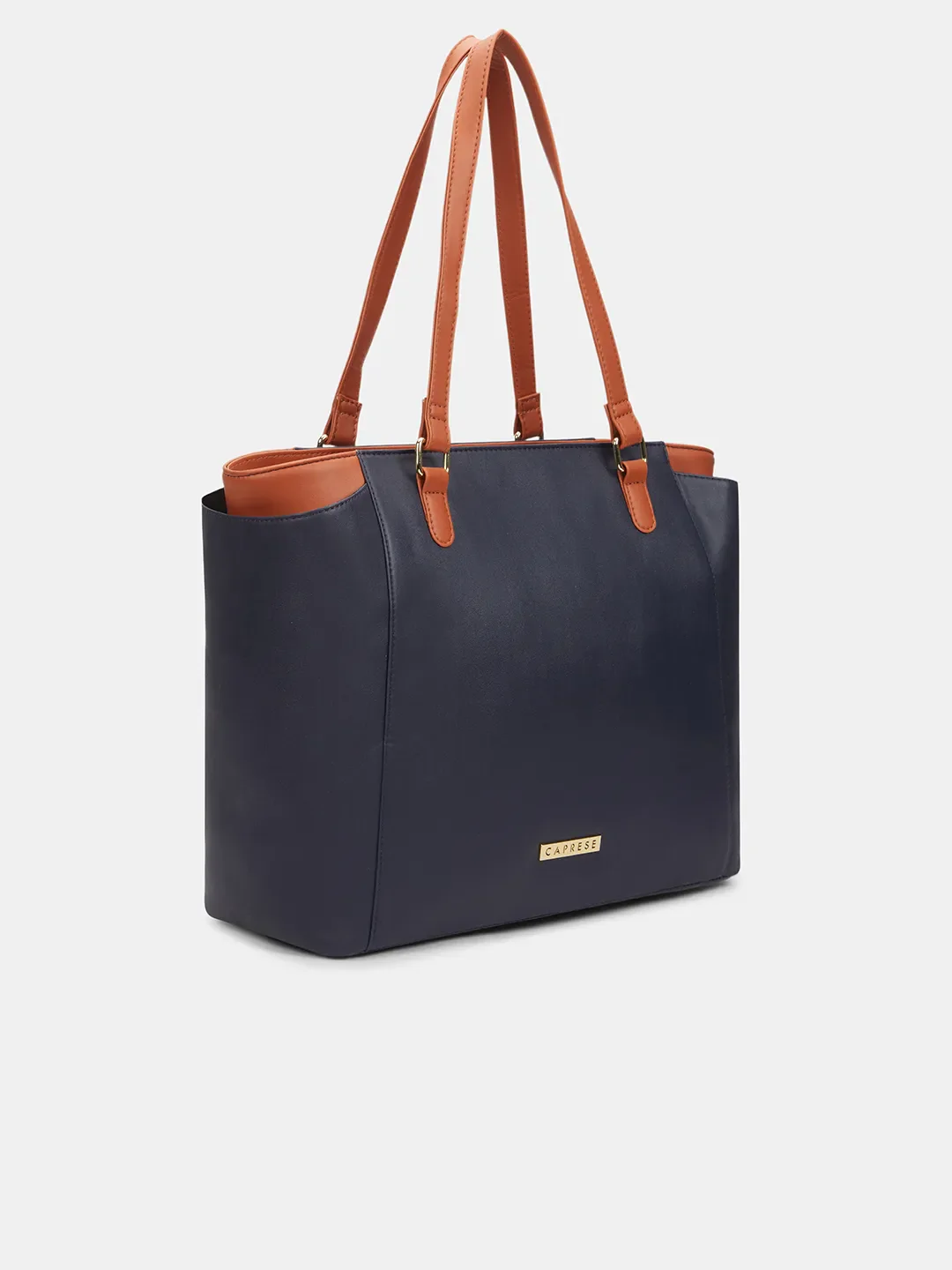Caprese  Regina Large Navy Blue Tote Bag - Image 3