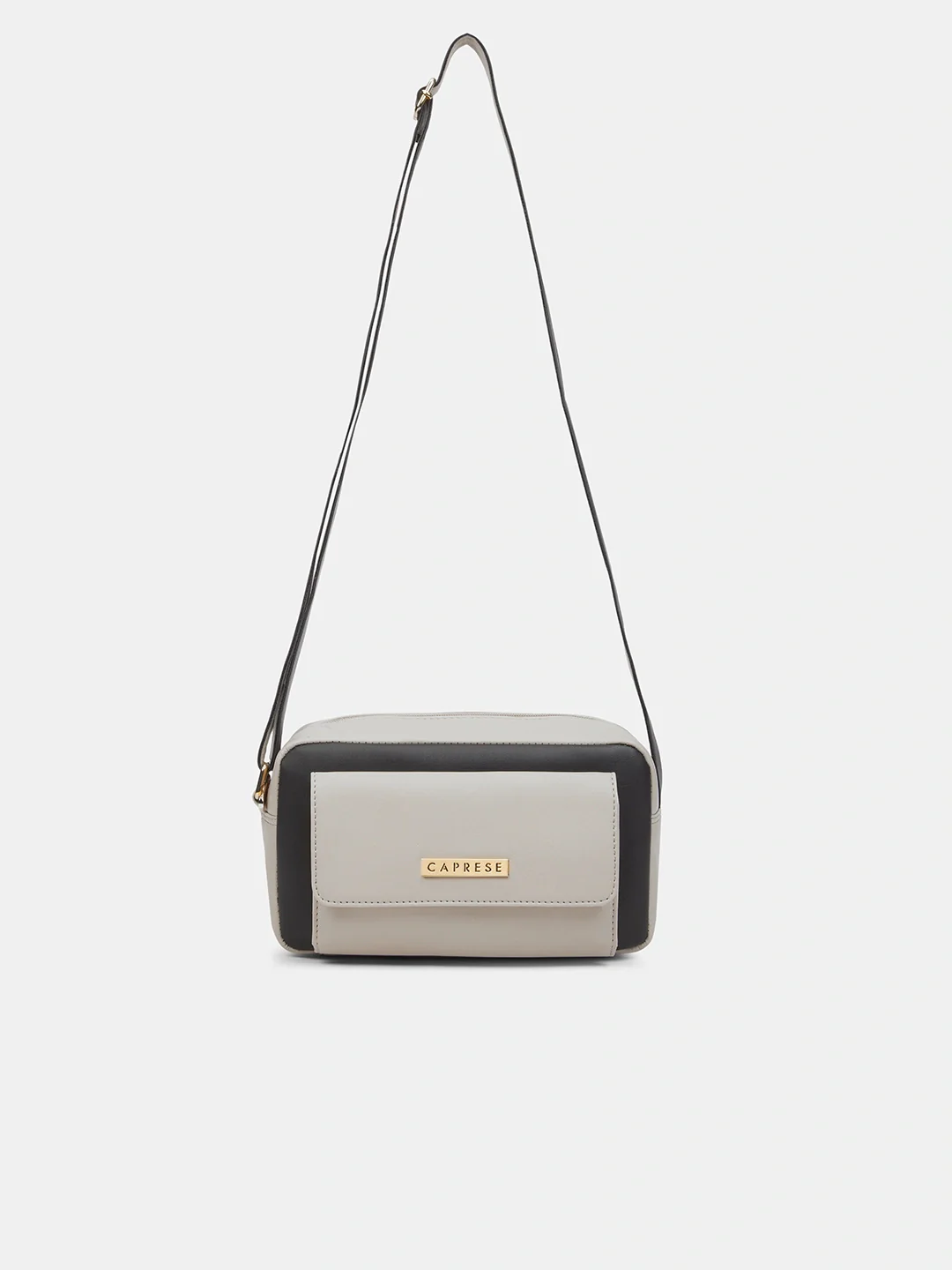 Caprese Regina Medium Black Sling Bag