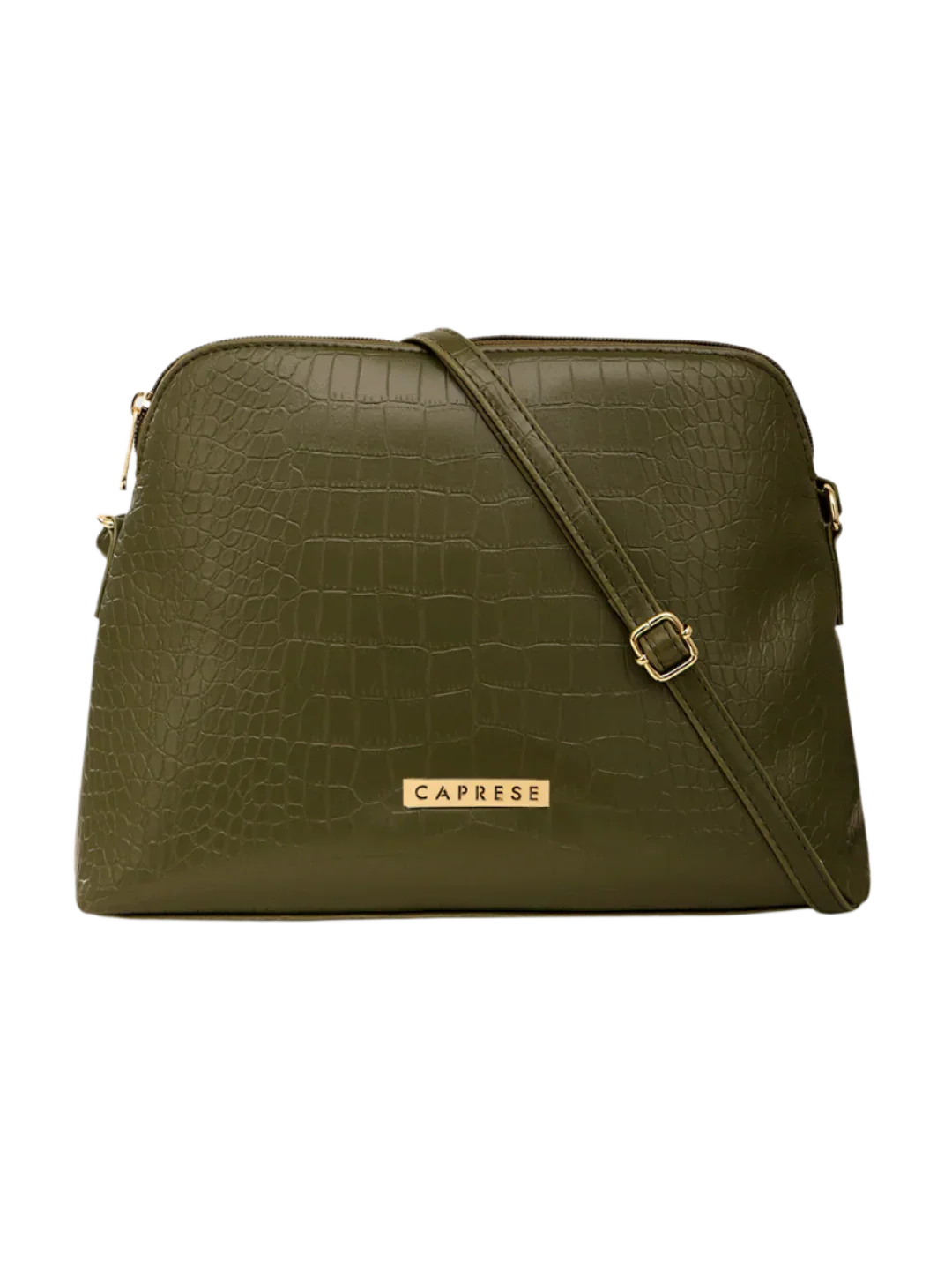 Caprese Rema Large Olive Sling Bag - Image 11