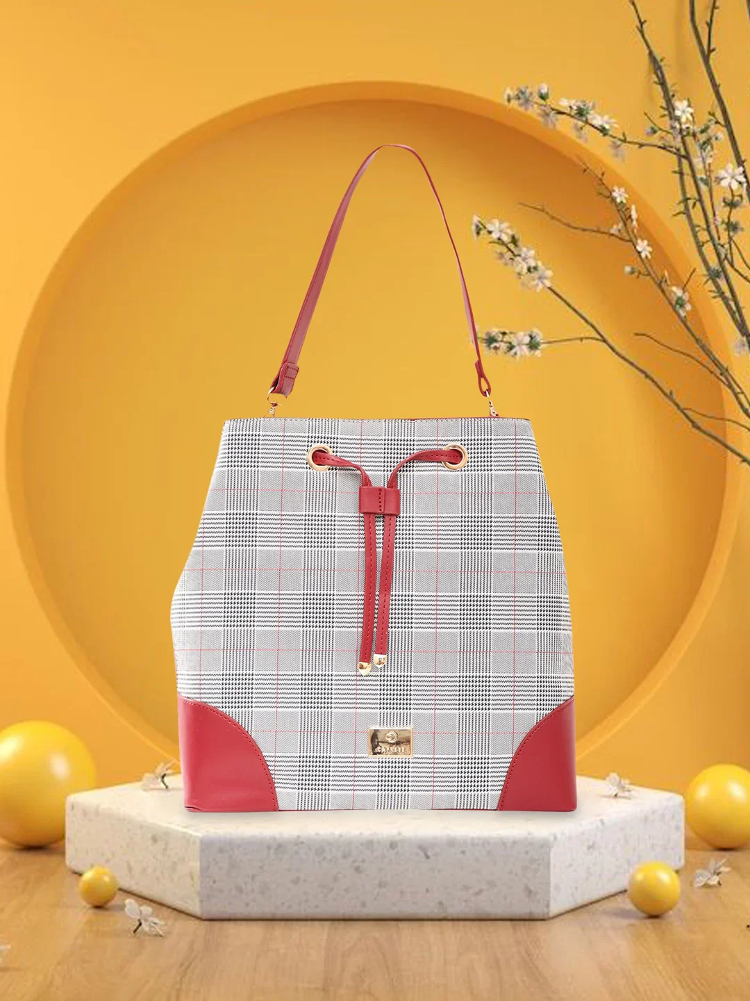 Caprese Remi Large Red Satchel Bag - Image 2