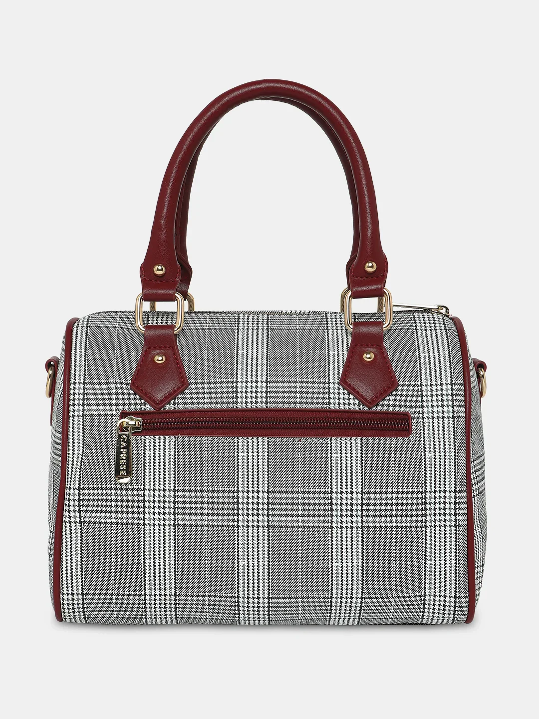 Caprese Remi Medium Red Satchel Bag - Image 6