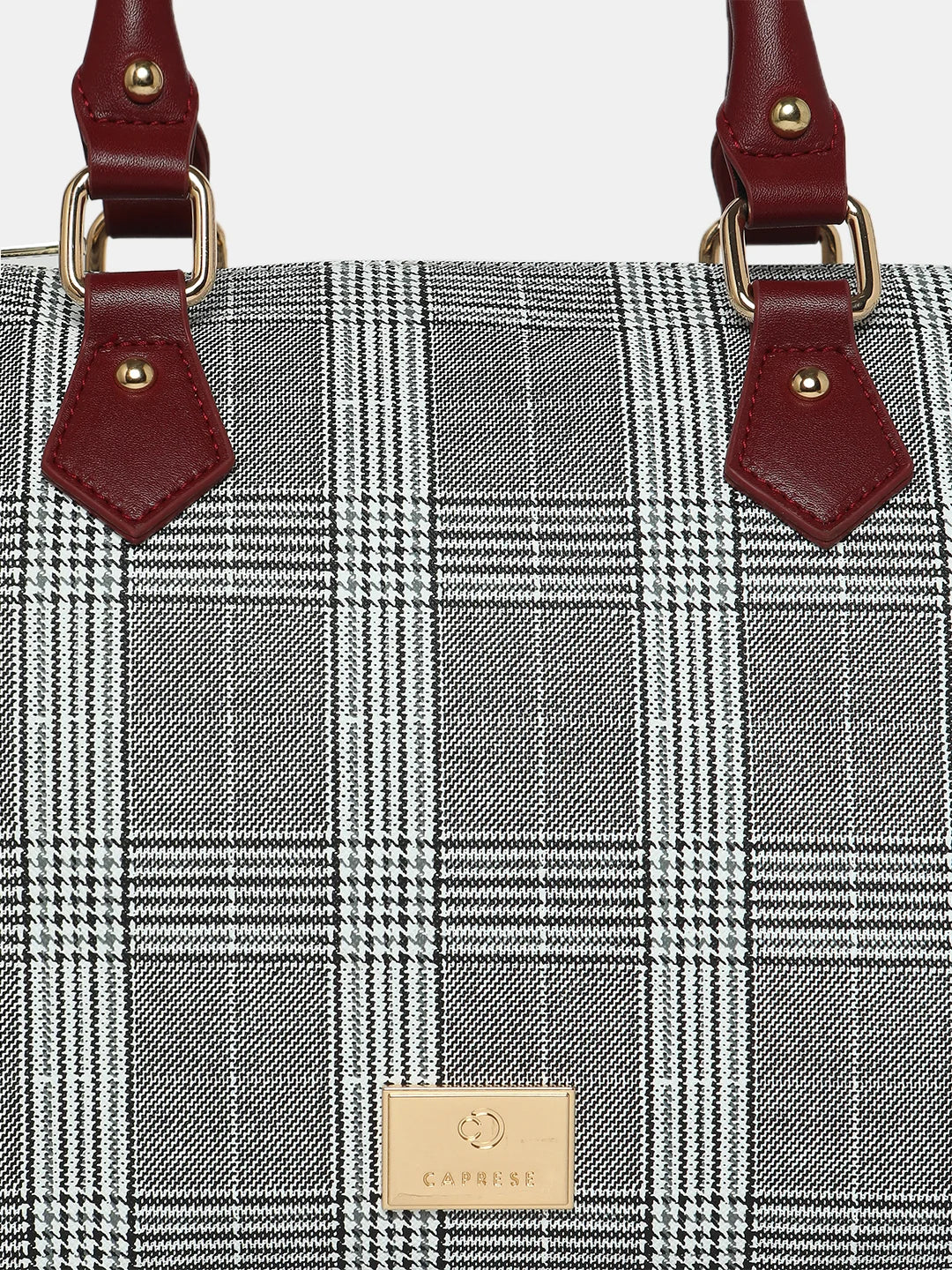 Caprese Remi Medium Red Satchel Bag - Image 7