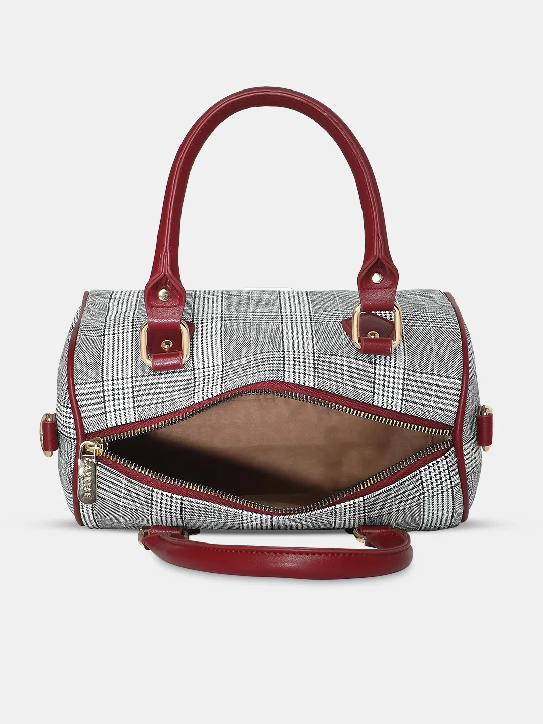 Caprese Remi Medium Red Satchel Bag - Image 9