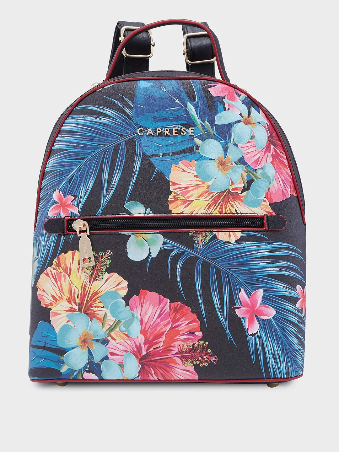 Caprese Renee Medium Black Backpack