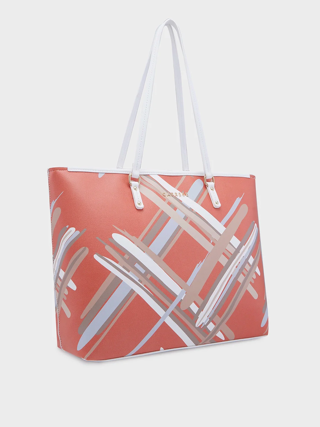 Caprese Renee Large Orange Tote Bag - Image 5