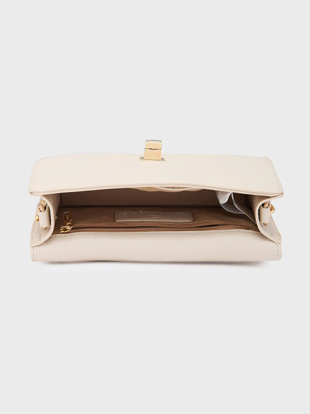 Caprese Reno Small Beige Sling Bag - Image 9