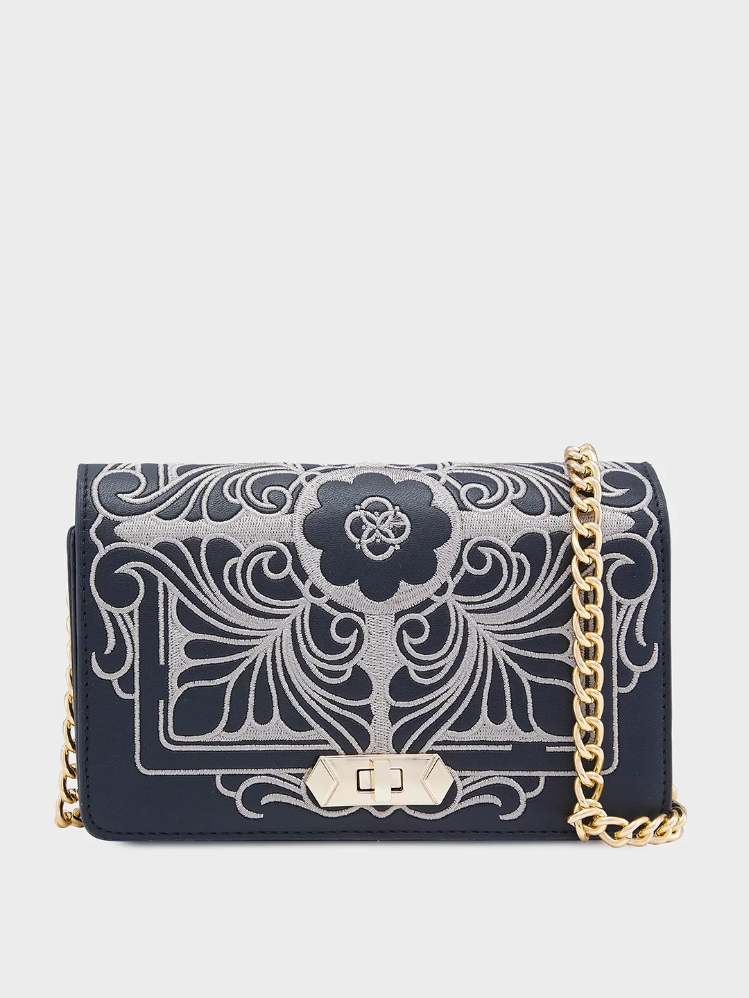 Caprese Reno Small Black Sling Bag
