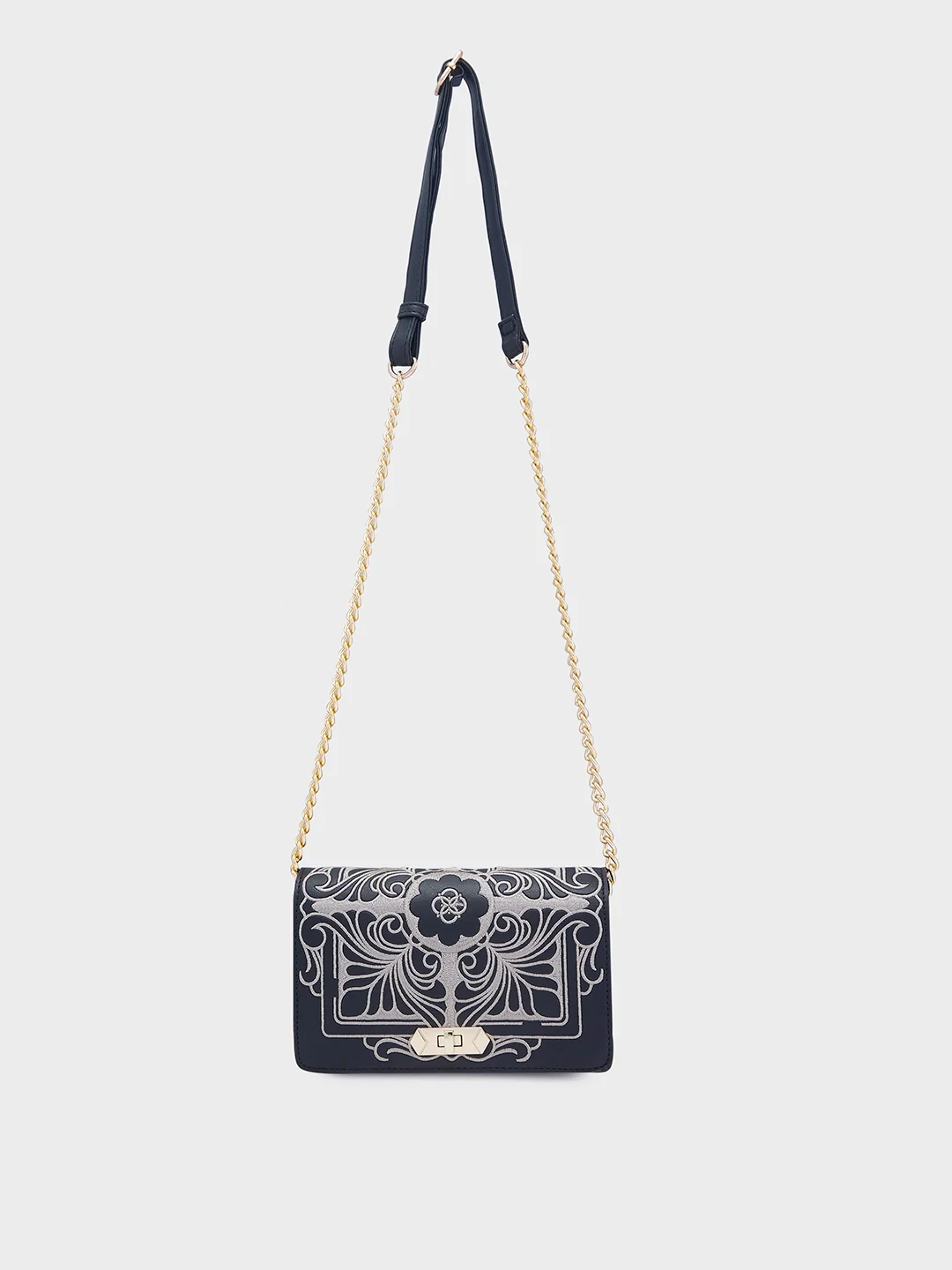 Caprese Reno Small Black Sling Bag - Image 13