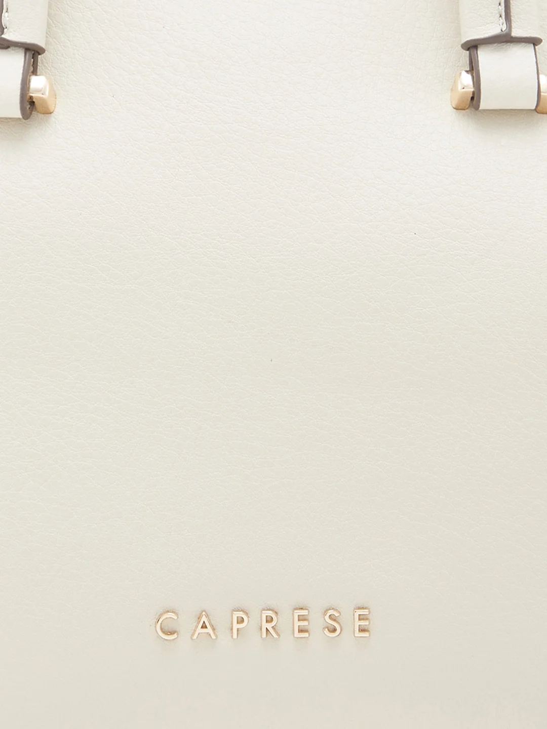 Caprese Rey Medium Beige Satchel Bag - Image 10