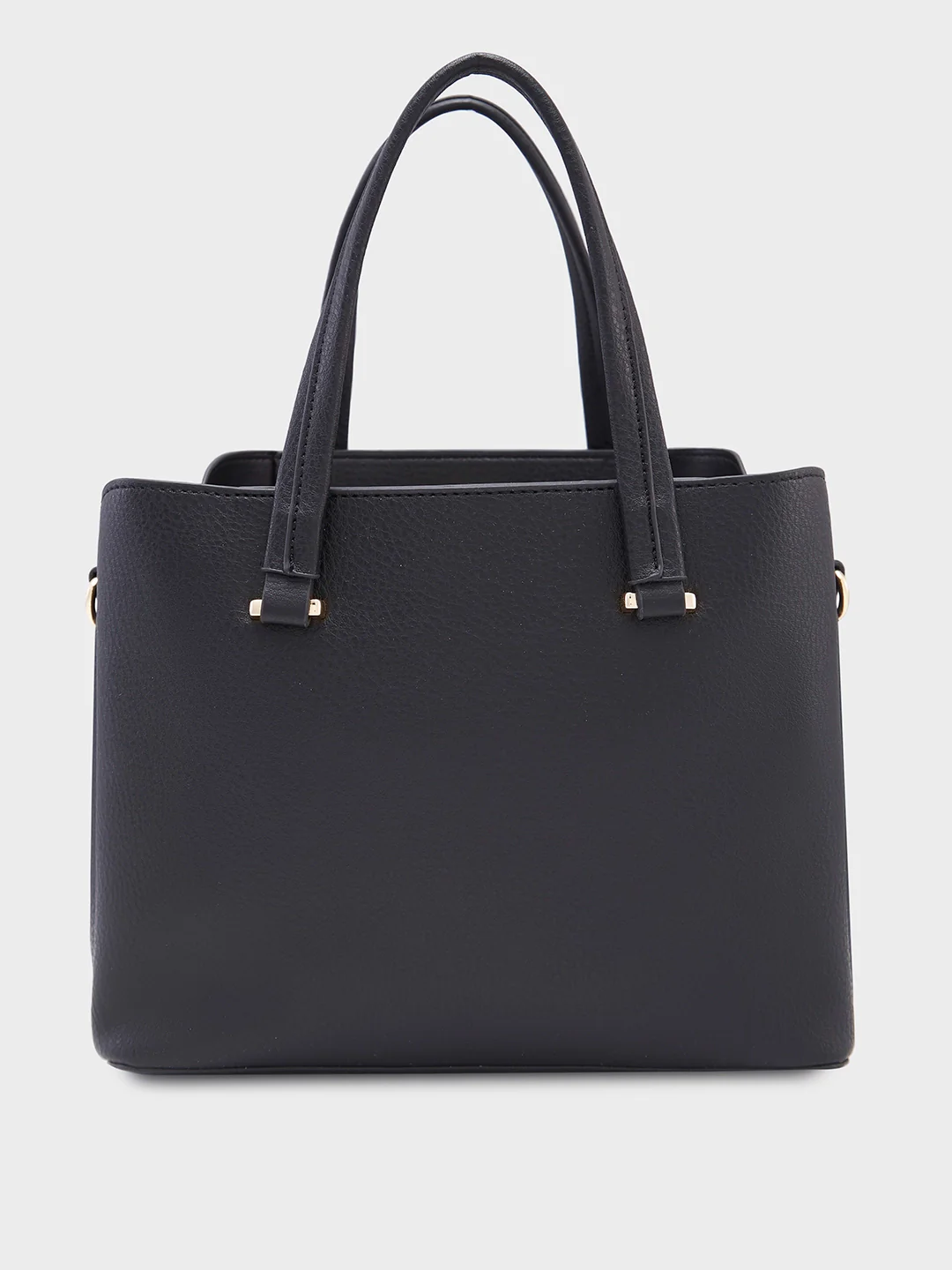 Caprese Rey Medium Black Satchel Bag - Image 3
