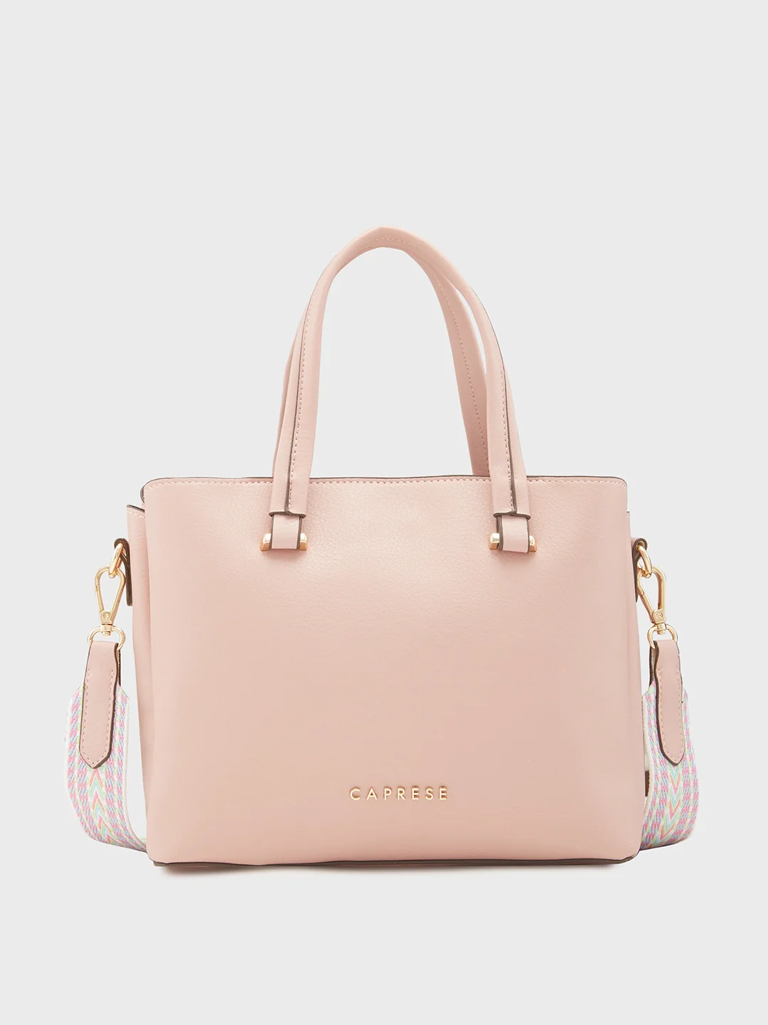 Caprese Rey Medium Blush Satchel Bag